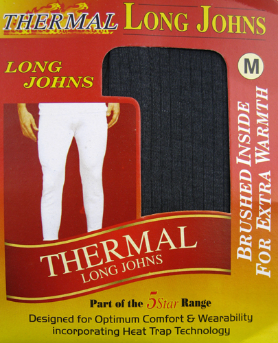 Wholesale Mens Five Star Long John | Wholesaler Brushed Thermal ...