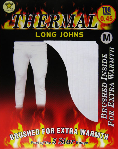 Wholesale Bulk Mens Thermal Long John | Wholesaler Five Star Underwear ...