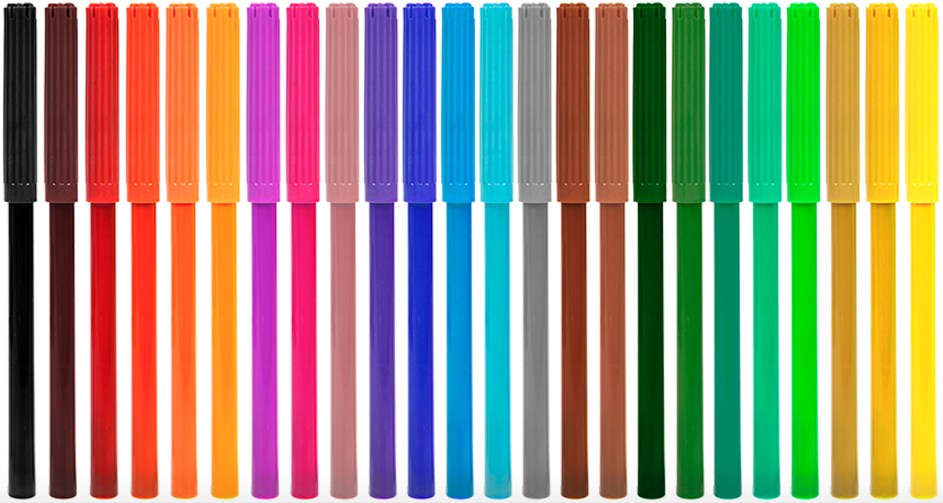 Wholesale Bulk 24pc Felt Tip Colouring Pens in Presentation Box