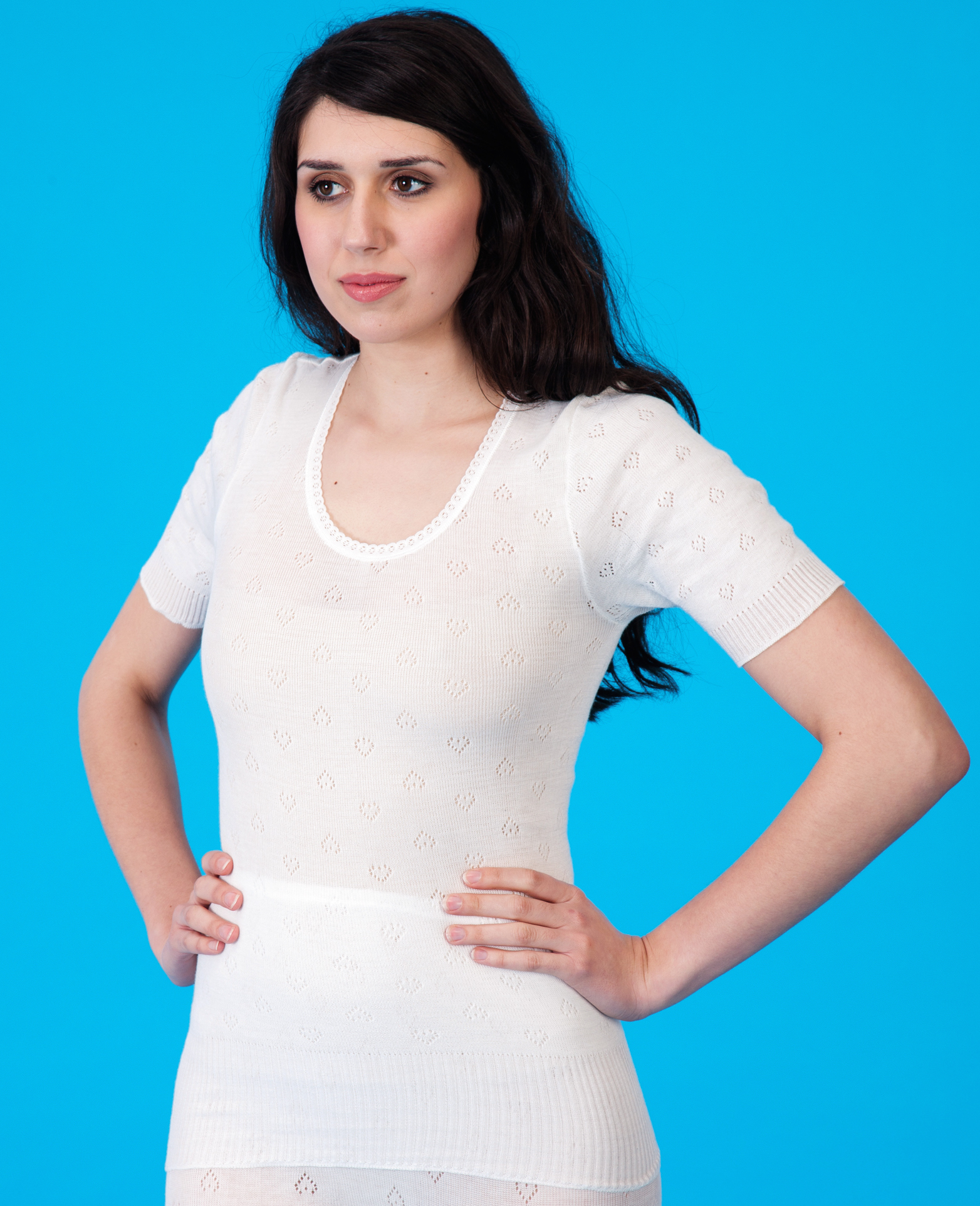 Wholesale Ladies Cotton Short Sleeve 