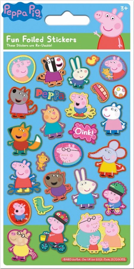 Wholesale 5036554516266 Peppa Pig Sticker Pack | Character Stationery ...