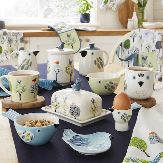 Cooksmart Forest Fable – Pentola Porta Utensili Da Cucina In Ceramica, Design Foreste Incantate