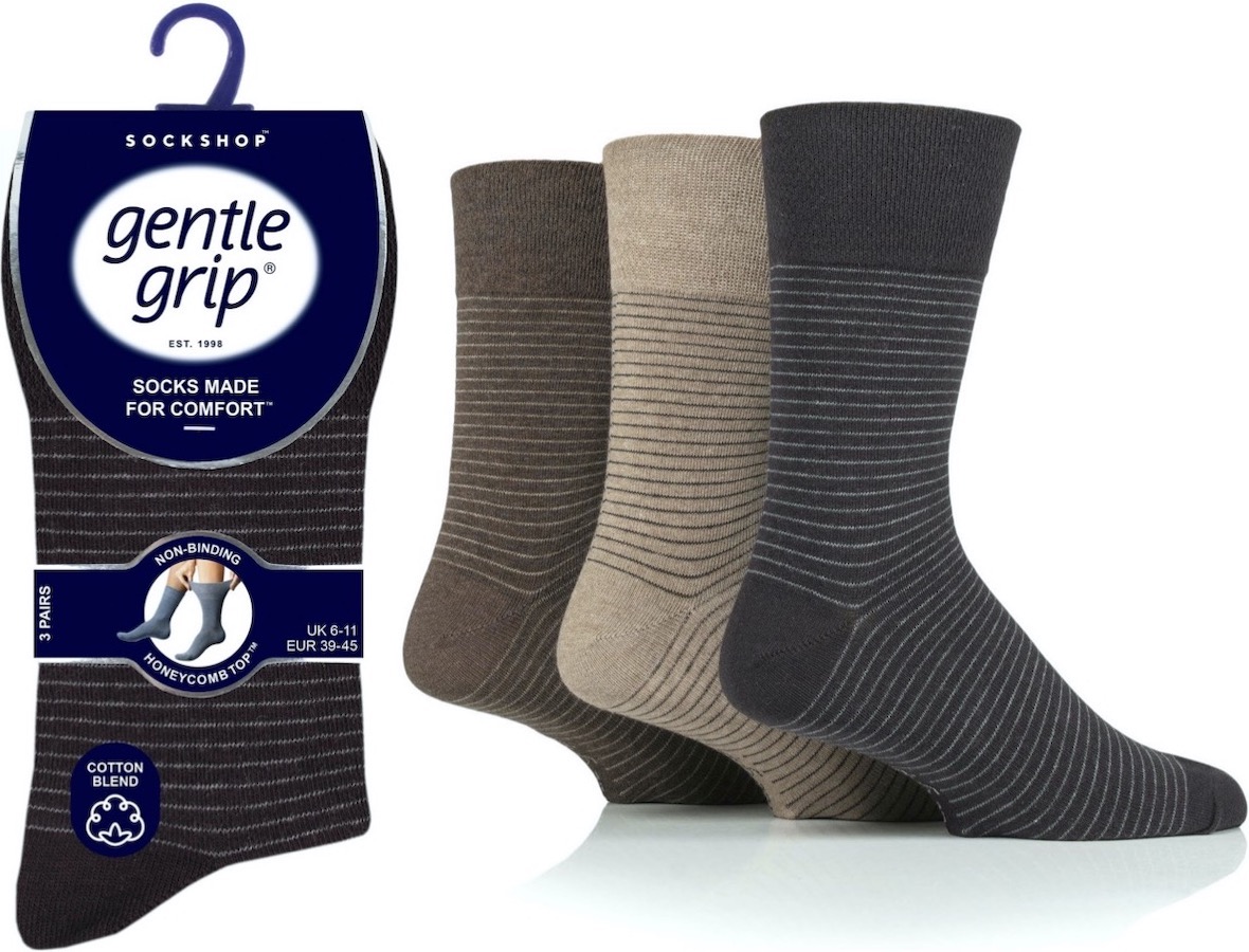 Wholesale SOMRJ614 Mens Non Binding Loose Top Socks | SockShop | Gentle ...