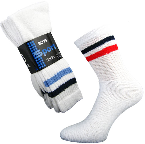 Wholesale Socks | Children's Socks | Kids White Cotton Rich Sport Socks ...